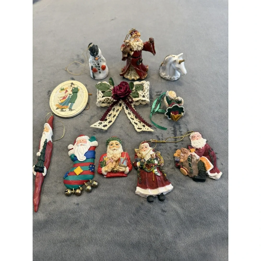 Lot of 11 Vintage Christmas Ornaments